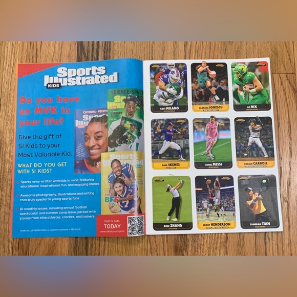 Sept/Oct 2023 Jalen Hurts SI Sports Illustrated For Kids w Lionel Messi RC+ - Picture 2 of 4